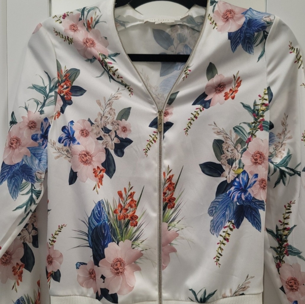 Ted Baker Multicolor London Jesiiey Jamboree Printed Women's Bomber Jacket